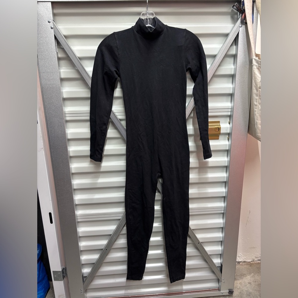 American Apparel Black bodysuit Streamlined Design